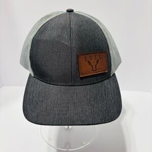 Outdoor Bull Gray and Black Trucker Cap